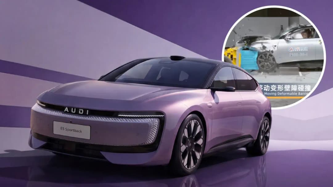 Standar Keamanan Tinggi: Audi E5 Sportback Sabet Bintang Lima di Uji Tabrak C-NCAP