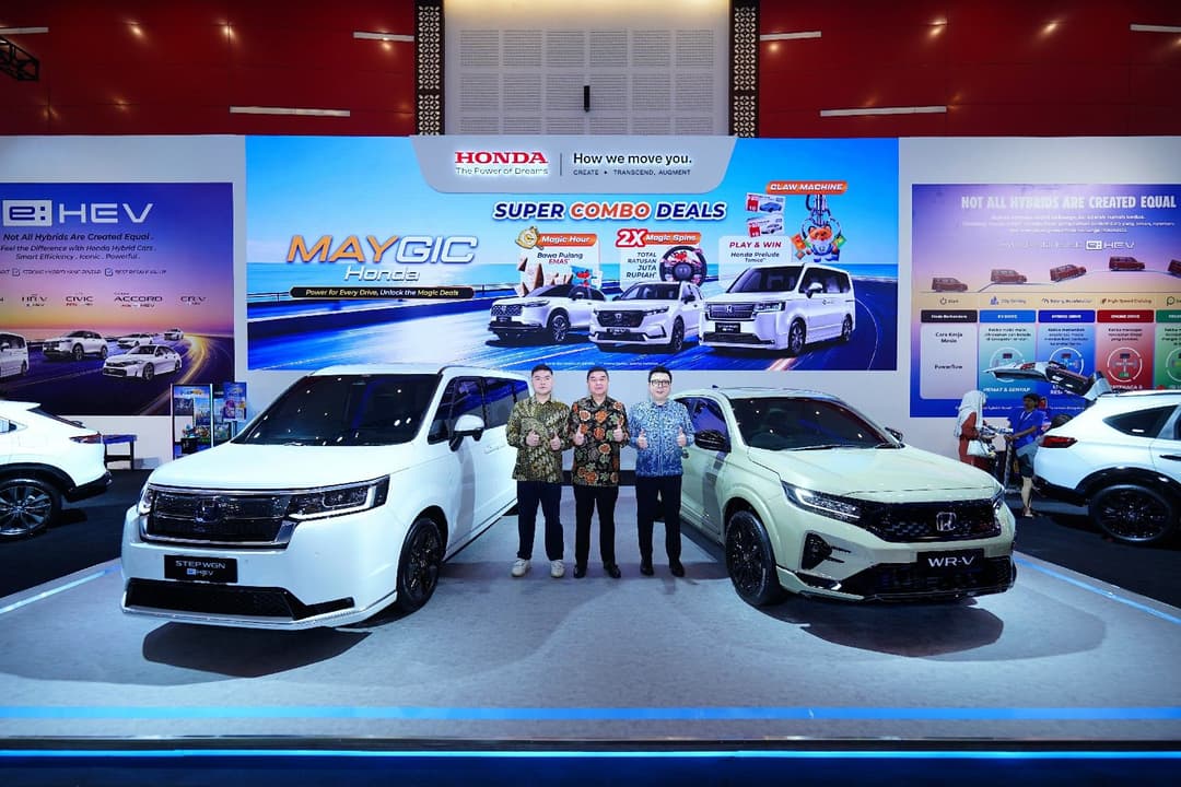 Bawa Lini Hybrid dan Fitur Baru, Honda Tebar Promo Emas Batangan di IIMS Surabaya 2026